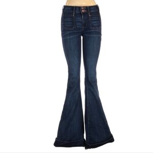 Express bell flare wide bell bottom mid rise long tall jeans